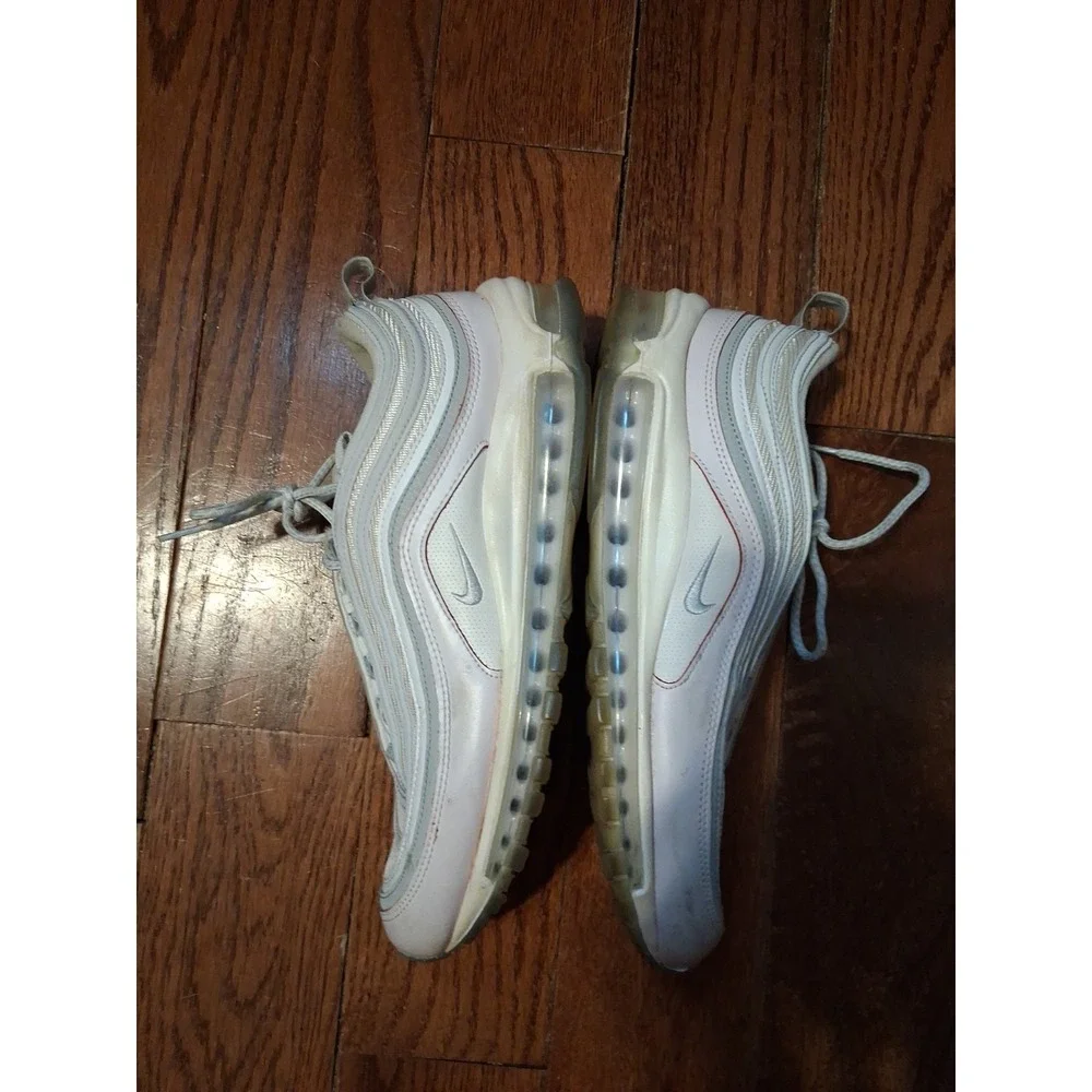 Nike Air Max 97 DIY Flare White Grey Pink CW5567-100 Mens Sneaker 10.5